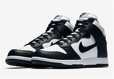 nike dunk high zwart wit|white nike dunk high shoes.